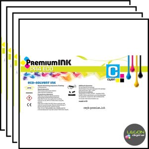 Pack CMYK Cartuchos Premium Ink PR4 Roland SOLMAX2